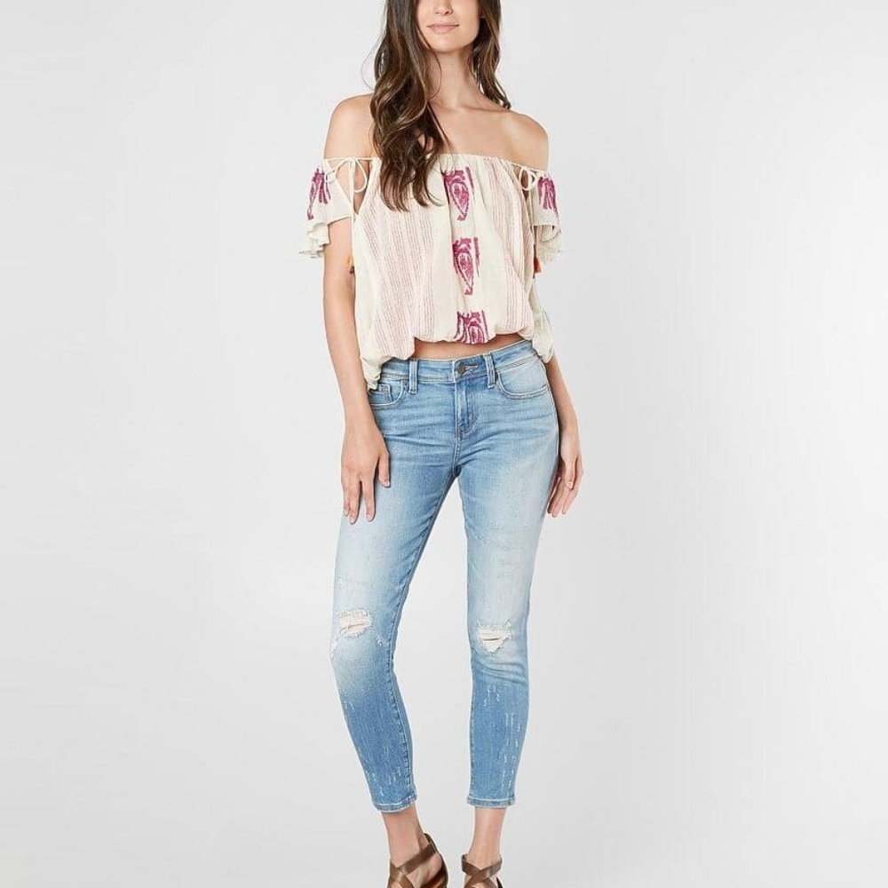 FREE PEOPLE Woman's Embroidery Top Size Large - Picture 4 of 5